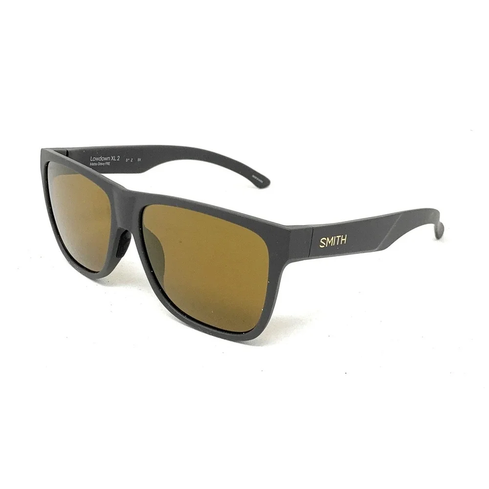 SMITH OPTICS Lowdown XL 2 Matte Gravy Gold Mirror Polarized Sunglasses 60mm